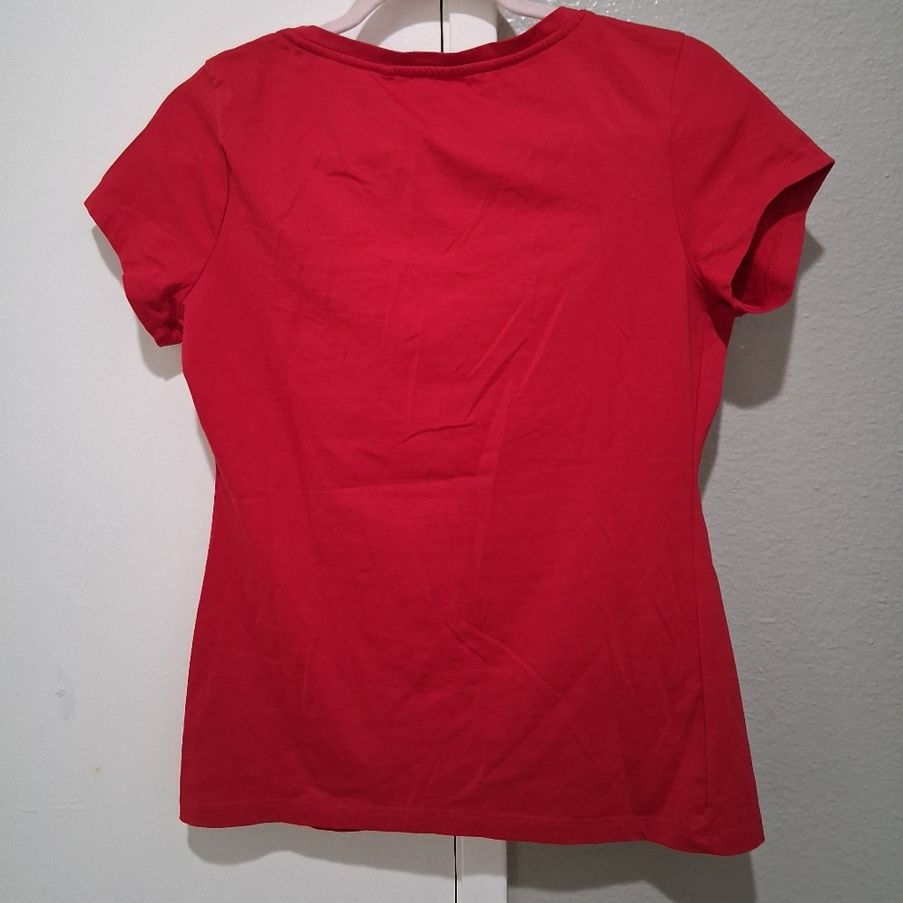 Guess Los Angeles Sequin Short Sleeve Top - Picture 2 of 3